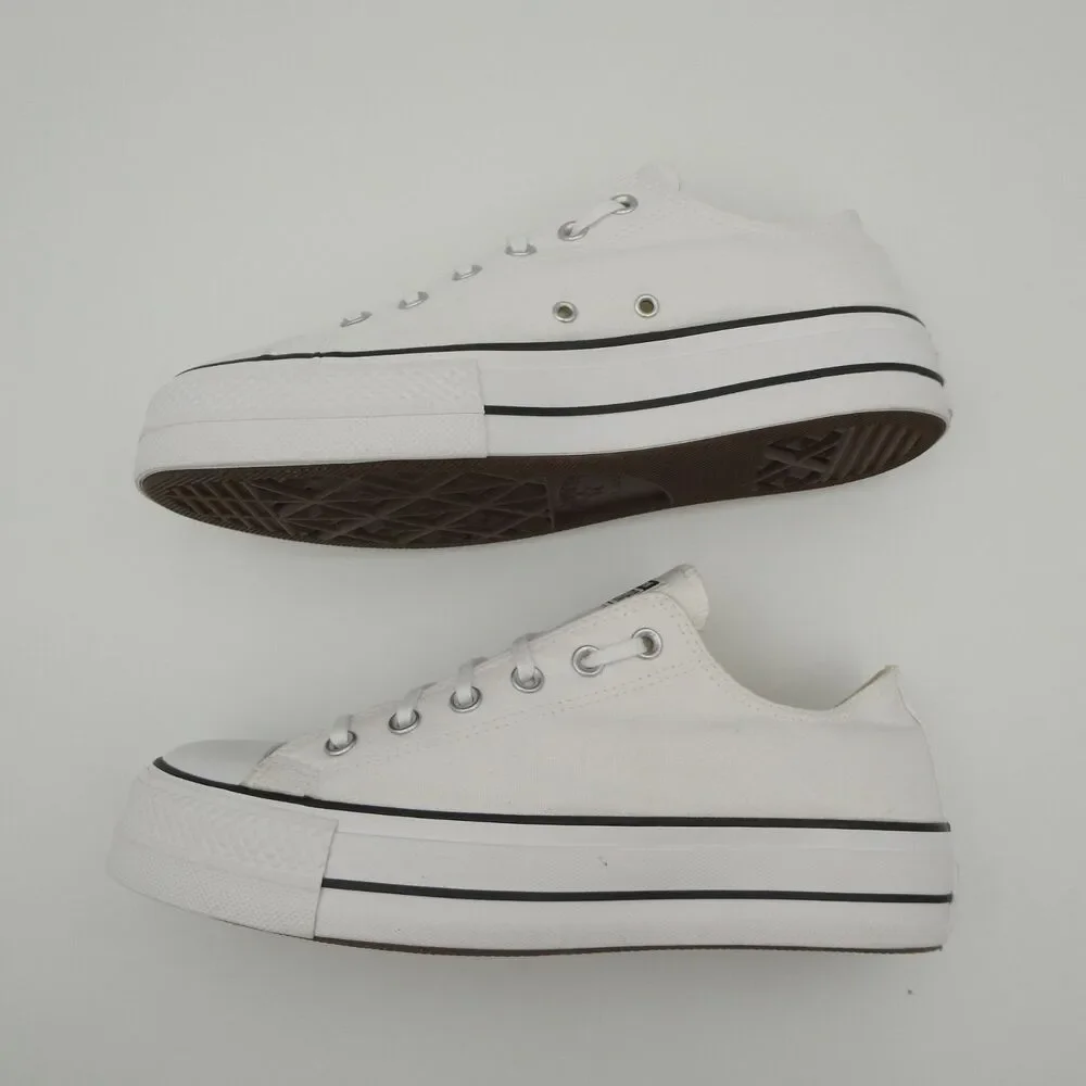Converse Chuck Taylor All Star Lift Women's 10.5 Platform Canvas White